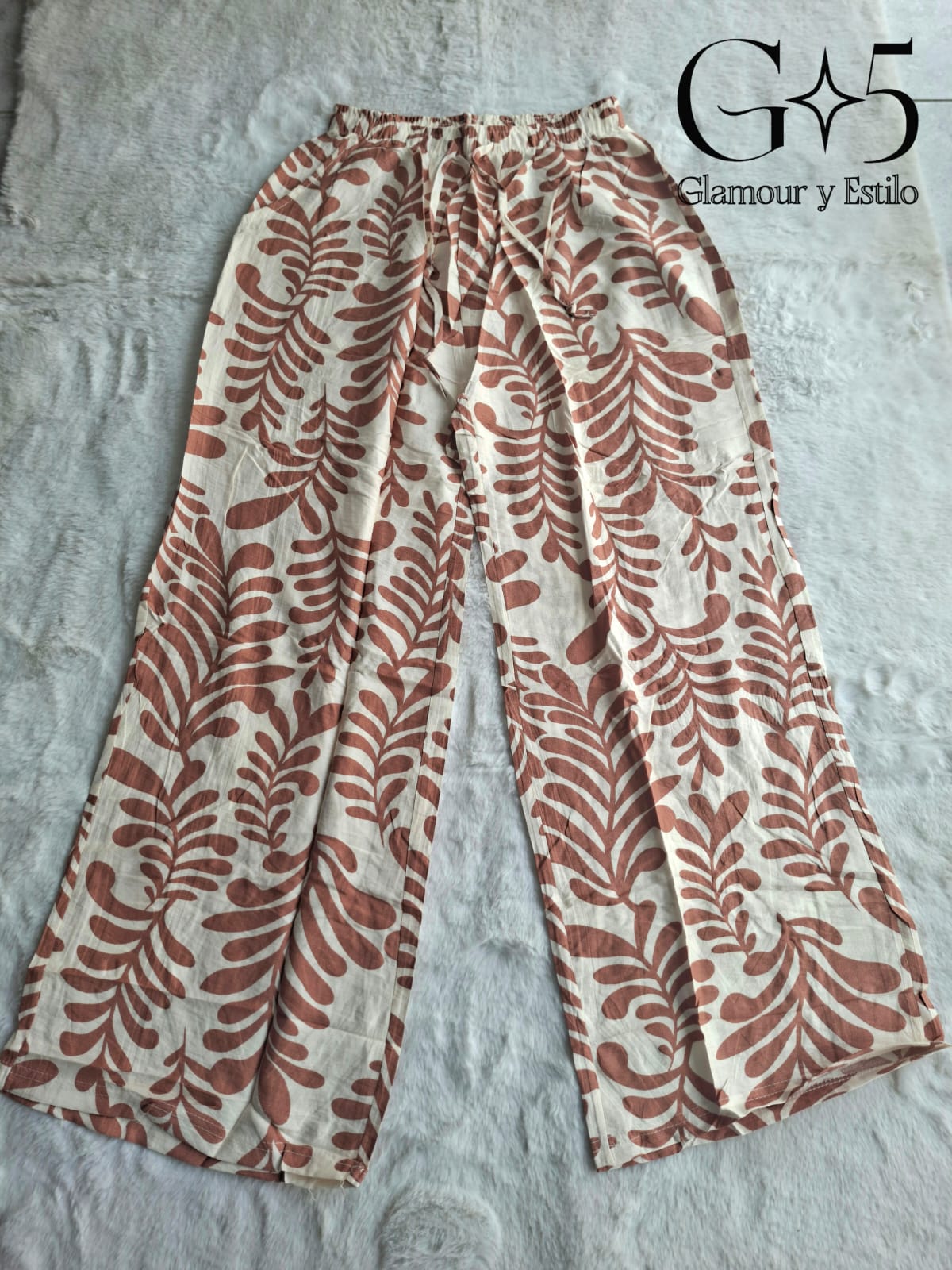 Pantalon Palazzo estampado para Mujer