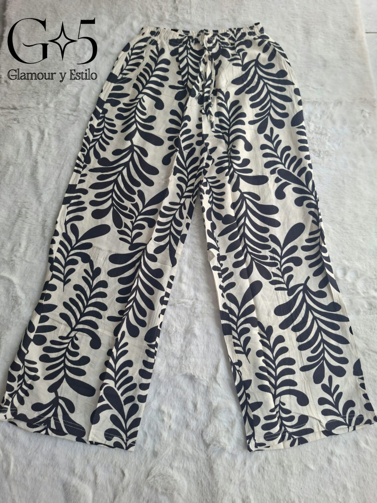Pantalon Palazzo estampado para Mujer