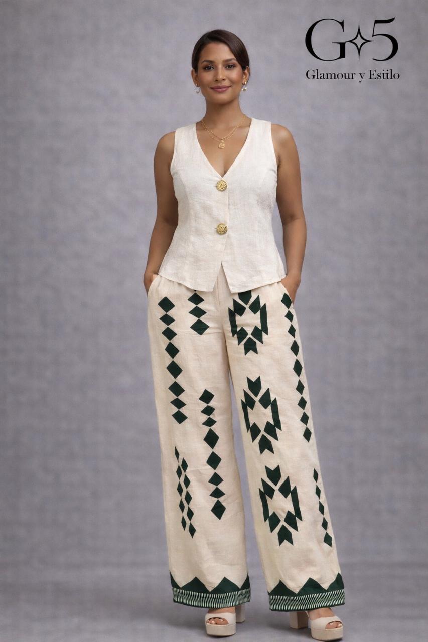 Conjunto Palazzo con Chaleco – Elegancia sin esfuerzo